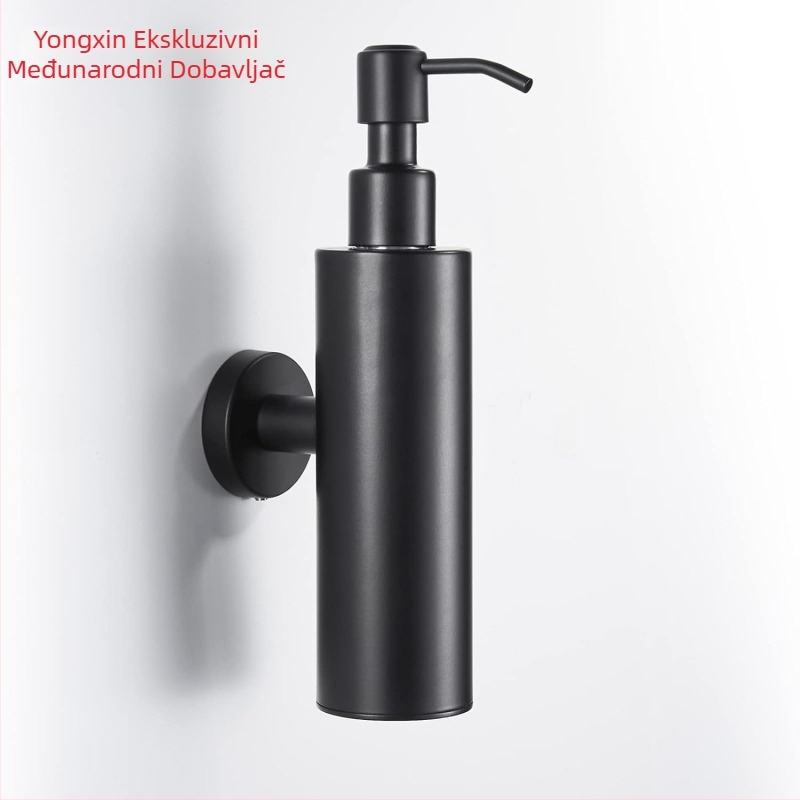 Dispenzer za sapunicu za kupaonicu, 304 nehrđajući čelik, ručno pritiskanje, Yongxin, moderan minimalistički stil (Završna obrada: sjajna; Težina: 440 g)