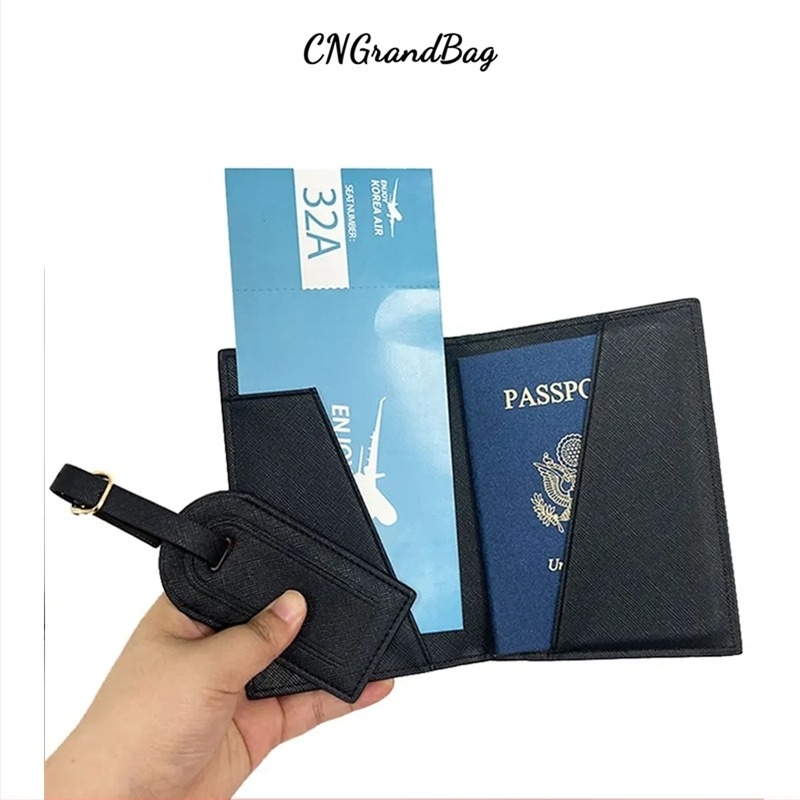 Grandbag PU kožni držač za putovnicu | 1-sklopni novčanik • Jednobojni dizajn • Unisex • Prozračan, Vodootporan, Ultra lagan, Antibakterijski, Otporan na habanje