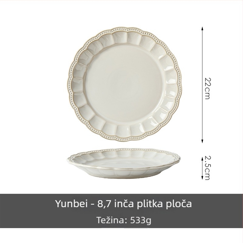 Keramička zdjela Half sugar, luksuzni retro stil, pogodna za mikrovalnu pećnicu