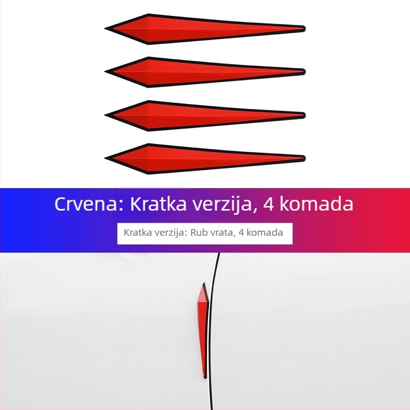 Silikonska zaštitna traka za karoseriju automobila — zaštita od ogrebotina i udaraca, zaštita retrovizora