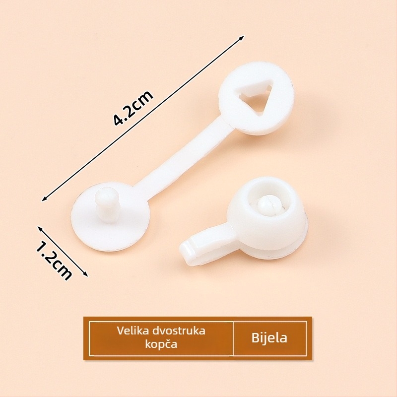 Spona protiv krađe s naljepnicom i trakom za zglob (plastika, gumb sa klikom, Tammy)