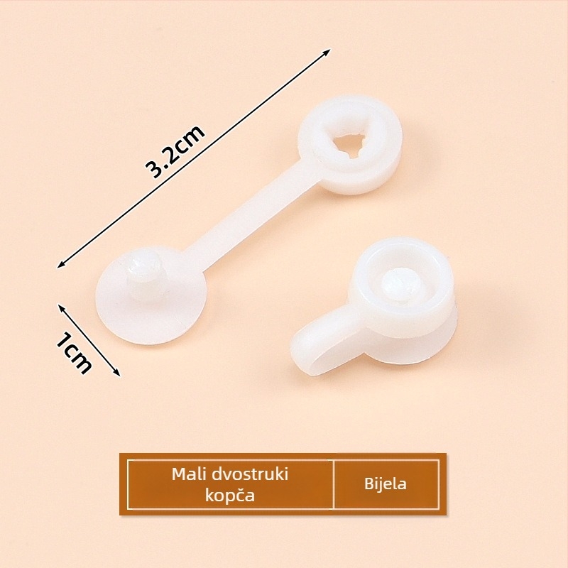 Spona protiv krađe s naljepnicom i trakom za zglob (plastika, gumb sa klikom, Tammy)