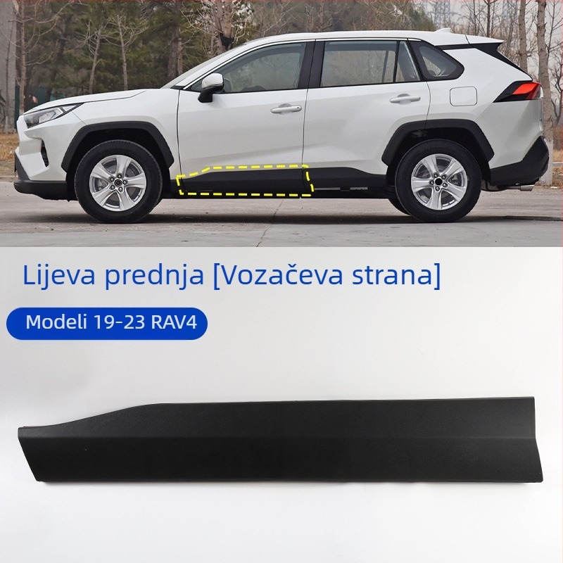 Donja zaštitna ploča za vrata i bočni prag za Toyota RAV4 (2013–2023), zaštita od ogrebotina