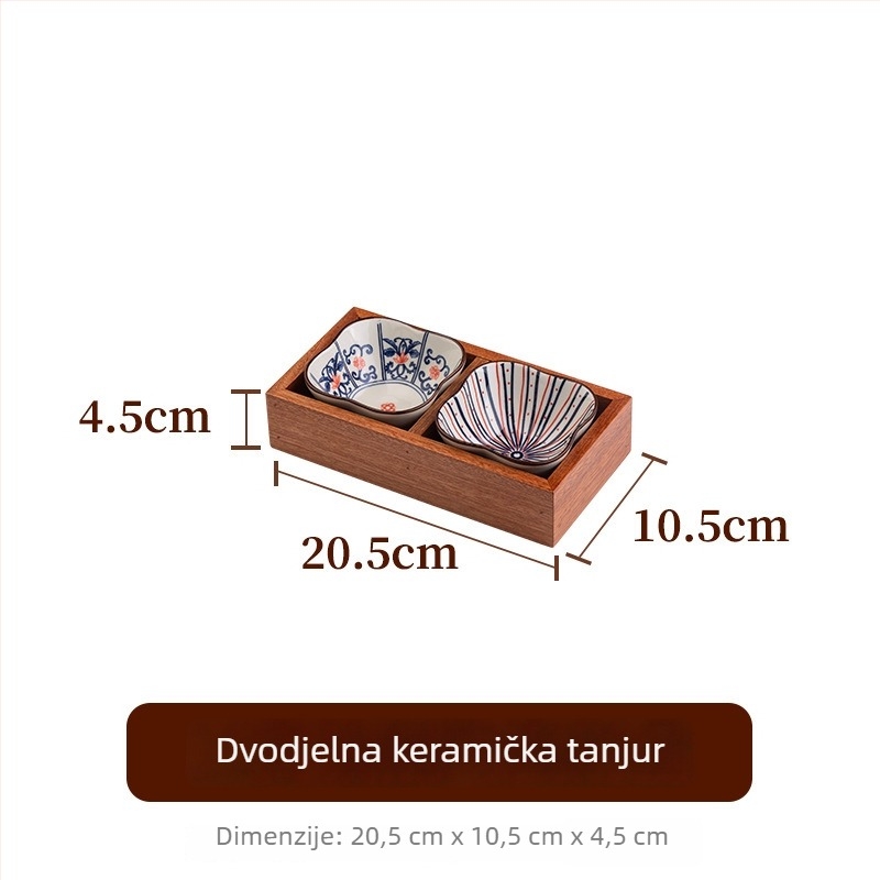Tanjur za voće od ebony drveta, Sanjun, kineski stil, predstavljen 2019., vrhunska kvaliteta