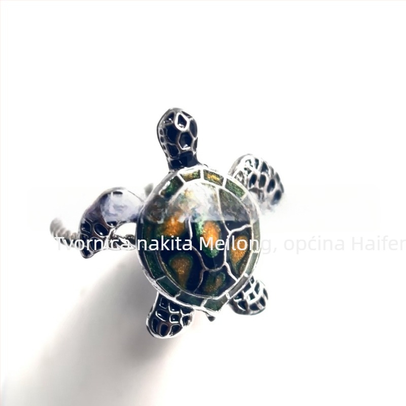 Žabji klipsovi za uši – bakar, crtani stil, efekt kapljajućeg ulja, ljeto 2024 izdanje