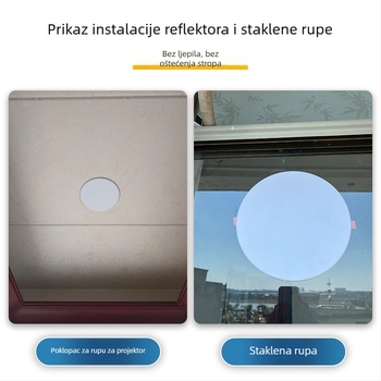 Kružni dekorativni poklopac za otvor na stropu - ABS, promjer 94/134/185/230 mm, debljina zida 3 mm, brend Zhang Plastic