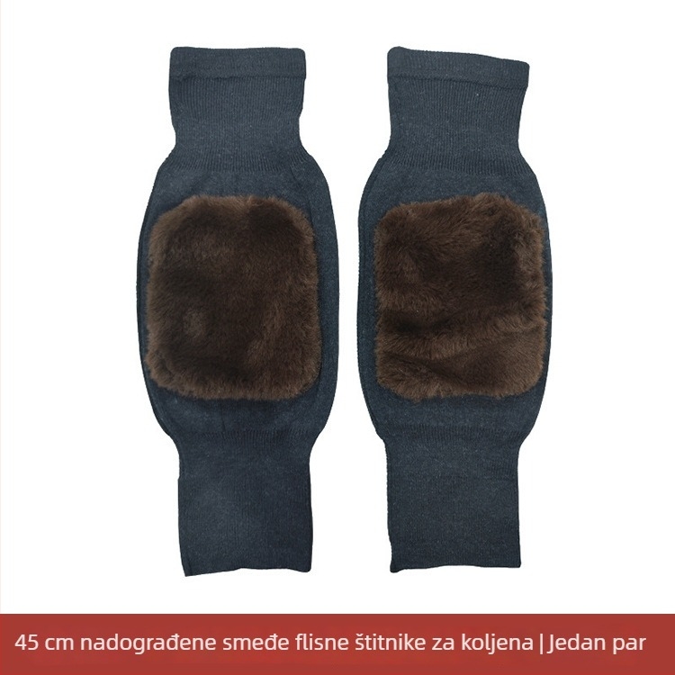 Kašmir vunene koljena narukvice za starije osobe, protuklizne, jesensko-zimska toplinska zaštita od hladnoće za mrzle noge