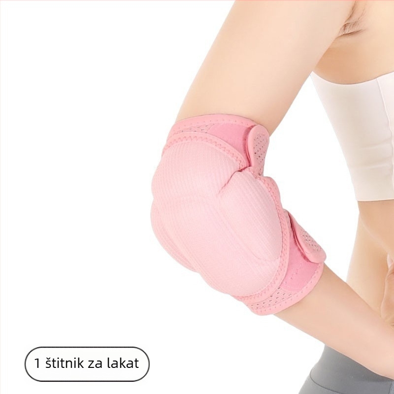 Zaštitne koljeno i lakatne jastučiće s debelim slojem pjene, protuklizne trake u obliku oklopa, unisex za vježbe, jogu, klečanje i rolanje na rolama