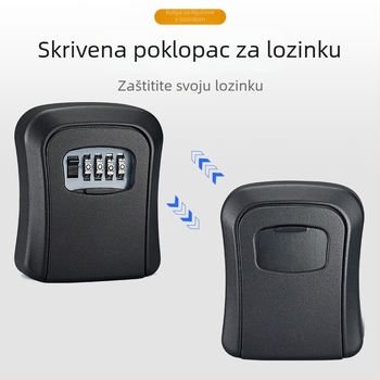 Youyi G-tip kovanska kutija s kodnim zaključavanjem za kućnu upotrebu — moderni minimalistički stil, materijal: legirana čelika, tip: kutija za ključ s kodom, model: G-type
