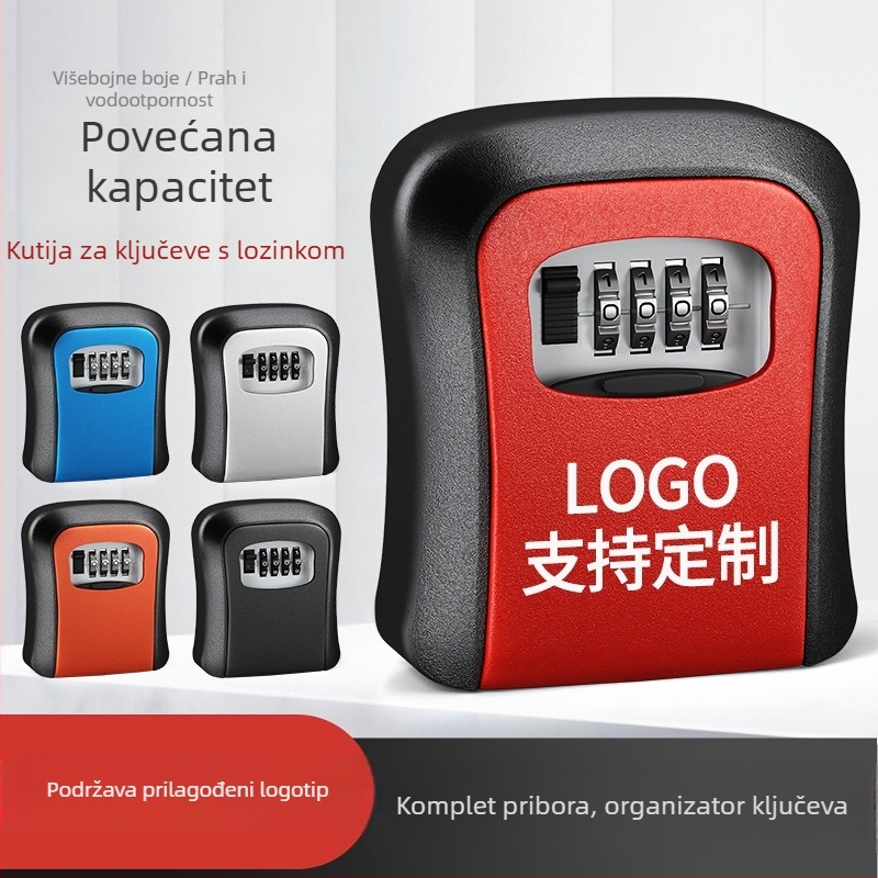 Youyi G-tip kovanska kutija s kodnim zaključavanjem za kućnu upotrebu — moderni minimalistički stil, materijal: legirana čelika, tip: kutija za ključ s kodom, model: G-type