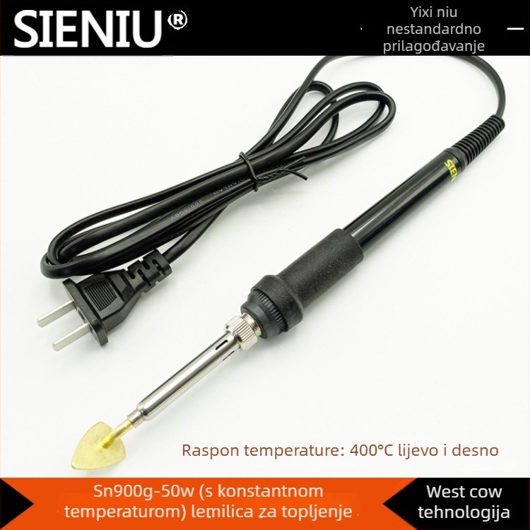 SIENIU 60W prilagodljivi temperaturni pen-železni alat s plastičnim držačem, 220V, za zavarivanje, pyrography, graviranje i prijenos topline