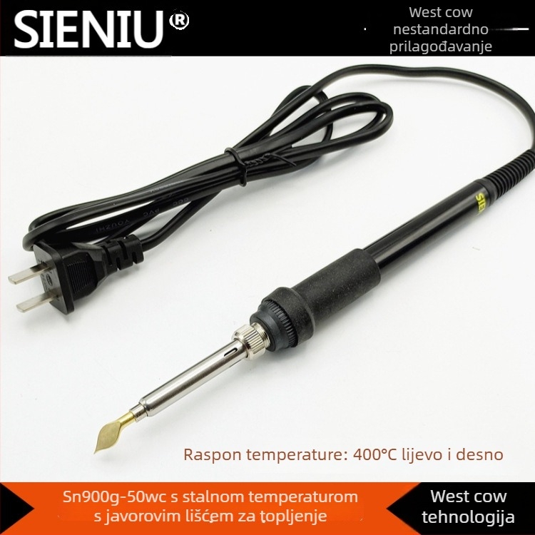 SIENIU 60W prilagodljivi temperaturni pen-železni alat s plastičnim držačem, 220V, za zavarivanje, pyrography, graviranje i prijenos topline