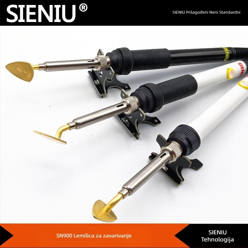 SIENIU 60W prilagodljivi temperaturni pen-železni alat s plastičnim držačem, 220V, za zavarivanje, pyrography, graviranje i prijenos topline