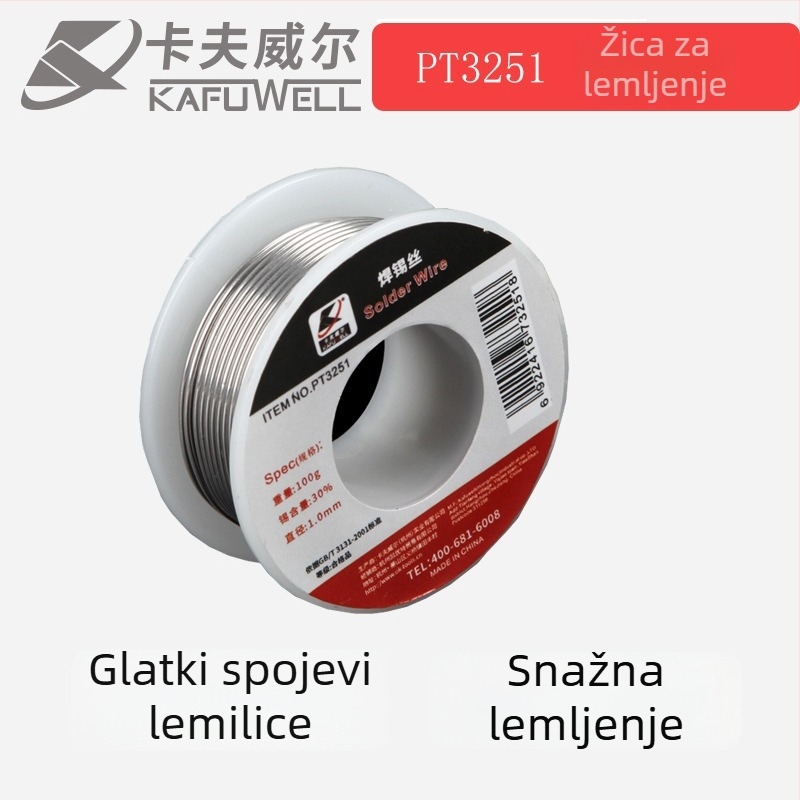 Kraftwell industrijska visokoučinkovita električna lemilica s plosnim vrhom - 80W/100W/150W/200W