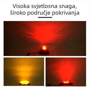 LED 24V bočna svjetiljka za kamione i prikolice – elektroničko konturno svjetlo, trajanje 5000 h, prilagodljivo