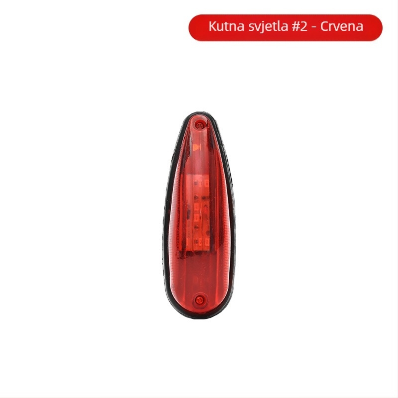LED 24V bočna svjetiljka za kamione i prikolice – elektroničko konturno svjetlo, trajanje 5000 h, prilagodljivo