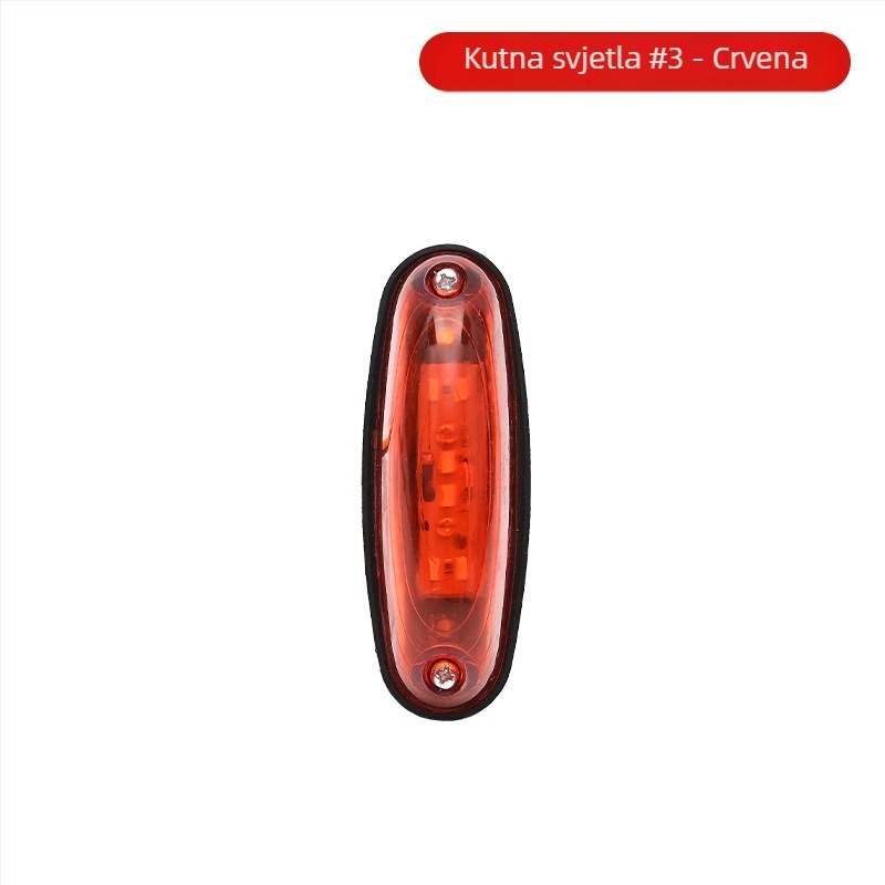 LED 24V bočna svjetiljka za kamione i prikolice – elektroničko konturno svjetlo, trajanje 5000 h, prilagodljivo