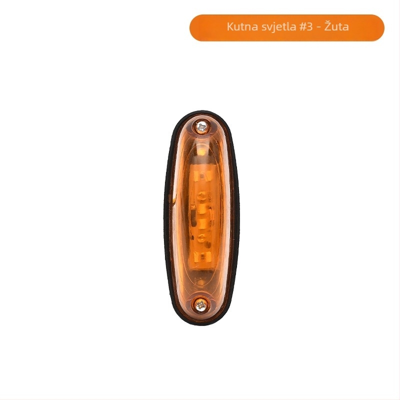 LED 24V bočna svjetiljka za kamione i prikolice – elektroničko konturno svjetlo, trajanje 5000 h, prilagodljivo