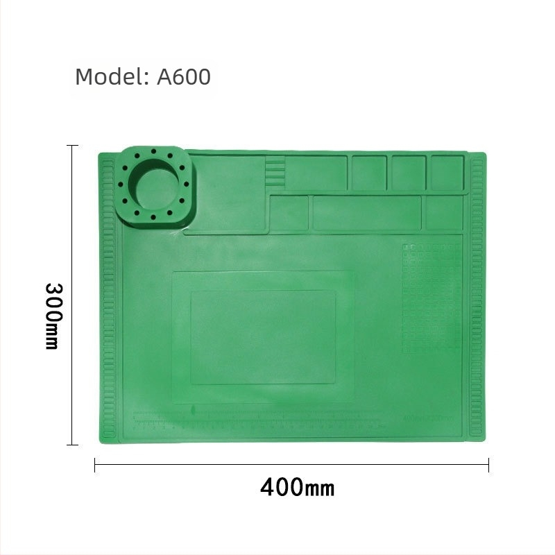 Radna podloga za popravak mobitela, silikonijska izolacijska ploča, model S150, debljina 5 mm, meka tvrdoća