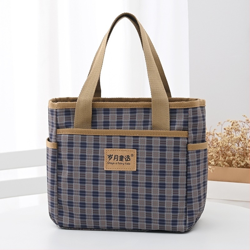 Unisex casual torba za svakodnevnu upotrebu, svilenkasti cvjetni materijal, podstava Oxford, vodoravna kvadratna forma, skriveni džep sa zatvaračem
