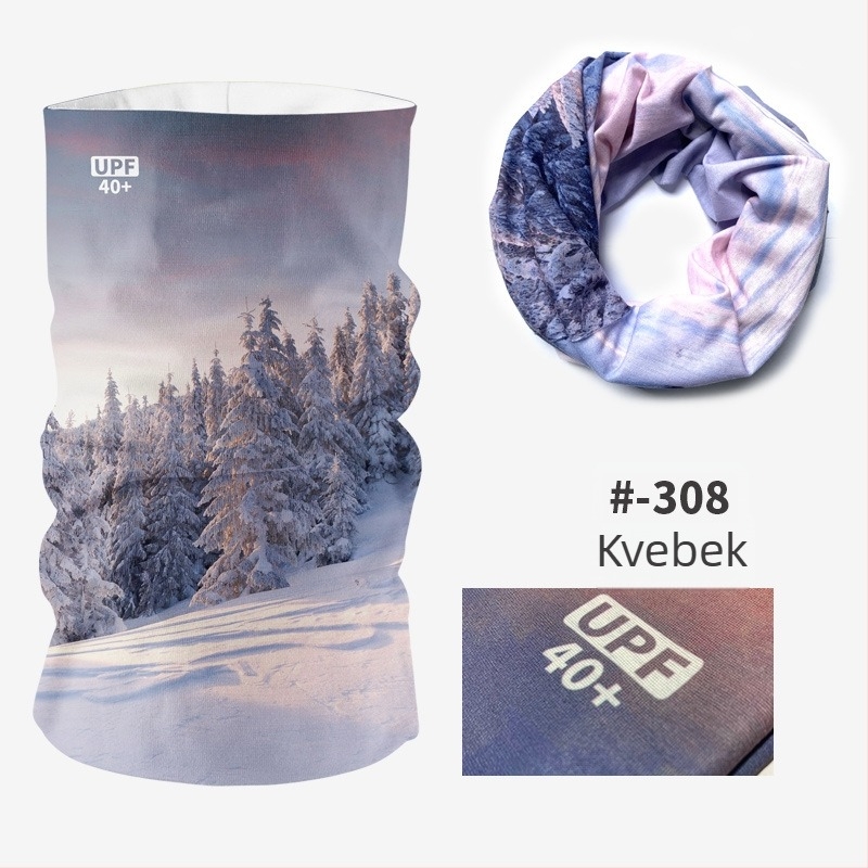 Unisex vanjska šal za glavu s bezšavnim vratnim dijelom, poliester, za trčanje i vožnju biciklom