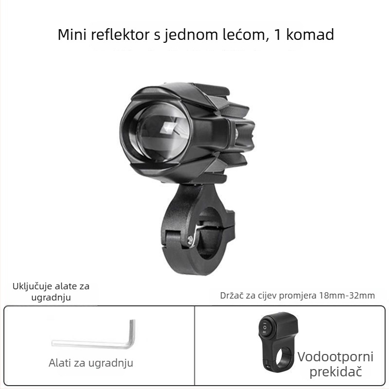 LED svjetlo za vozilo s dalekim i bližim snopom – vanjski modul za dostavljače