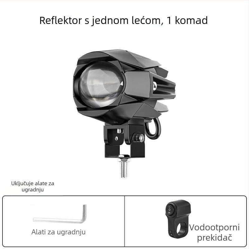 LED svjetlo za vozilo s dalekim i bližim snopom – vanjski modul za dostavljače