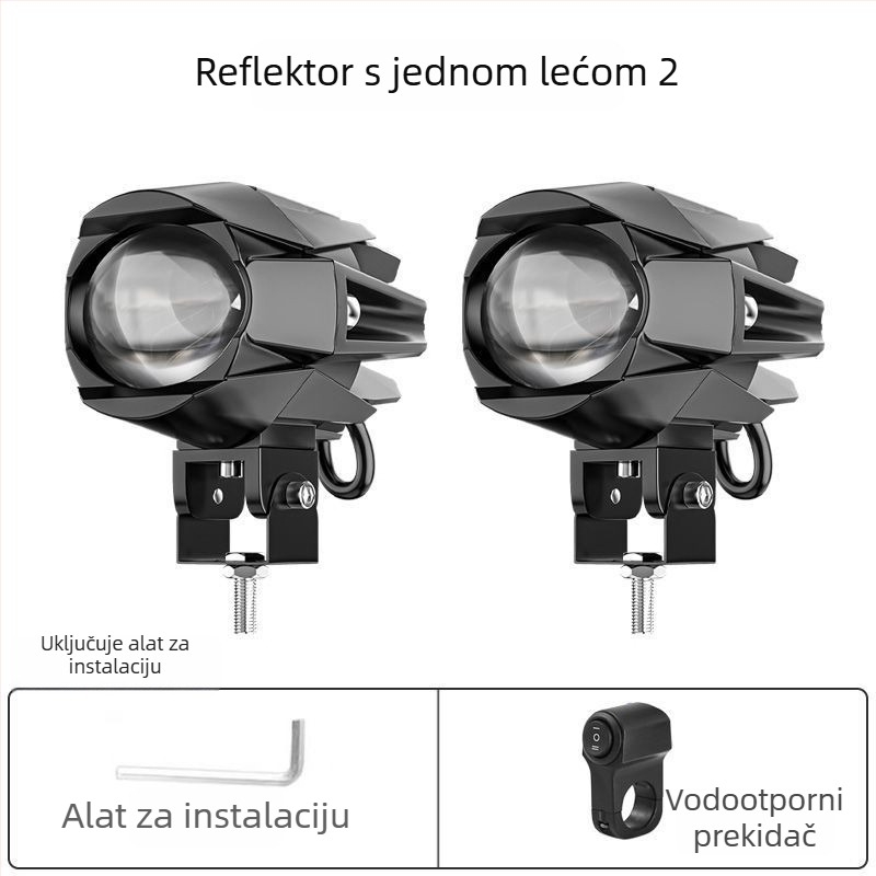 LED svjetlo za vozilo s dalekim i bližim snopom – vanjski modul za dostavljače