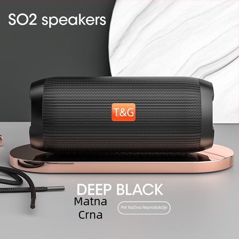 Voice of Berlin Bluetooth zvučnik sa subwooferom - IPX7 vodootporan, 100 Hz-20 kHz, SNR ≥70 dB, Bluetooth/TF/USB/AUX