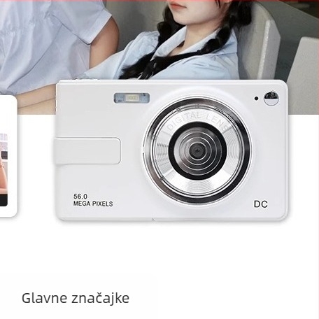 Q1 Dječja otporna digitalna kamera – 12–14 MP, 3x digitalni zoom, periskopski objektiv