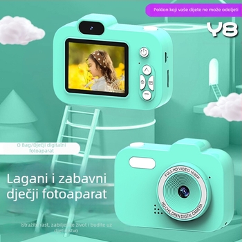 Y8 dječja digitalna kamera s 2,0-inčnim LCD zaslonom, pohranom na memorijsku karticu, snimanje videa i filtri