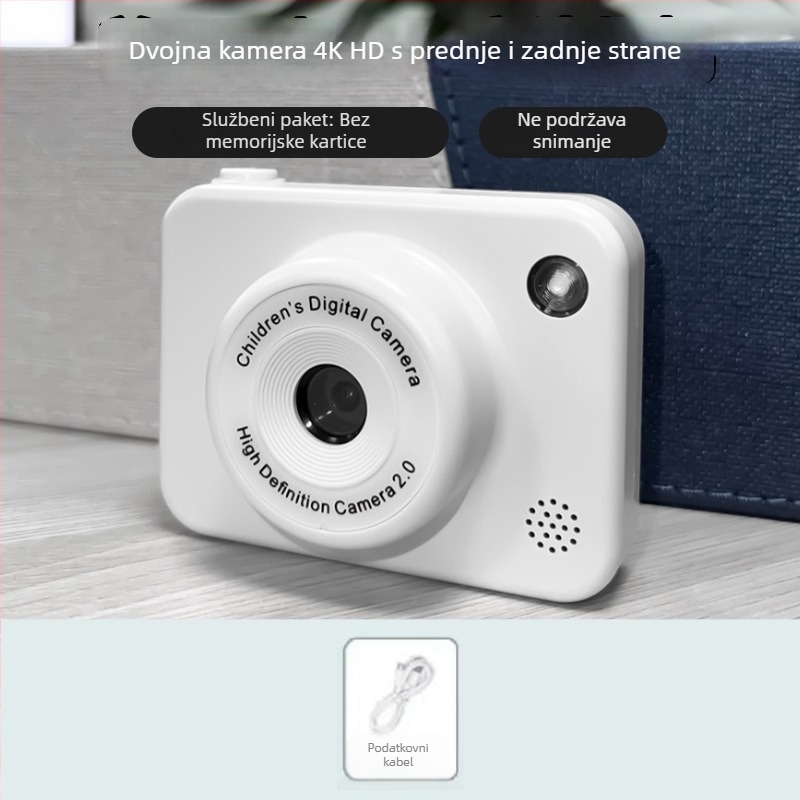 H2 mini digitalna kamera – 20,1 MP, 8x optički zoom, fiksni objektiv, prijenosna HD kamera za putovanja
