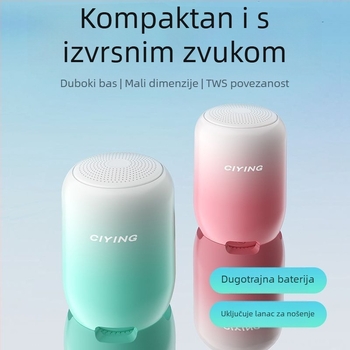Bluetooth zvučnik IPX7 vodootporan, raspon frekvencija 100 Hz–20 kHz, SNR ≥ 70 dB, bez ugrađene baterije