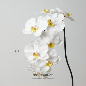 Lažna Phalaenopsis orhideja, PVC, mek dodir, jednostruki stabljika, Fashionable