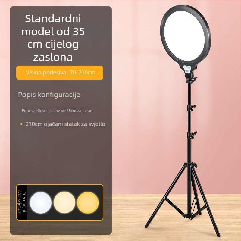 LED stolno svjetlo za dopunu za uživo fotografiju — 20W, 24V, tri boje temperature, stolna upotreba