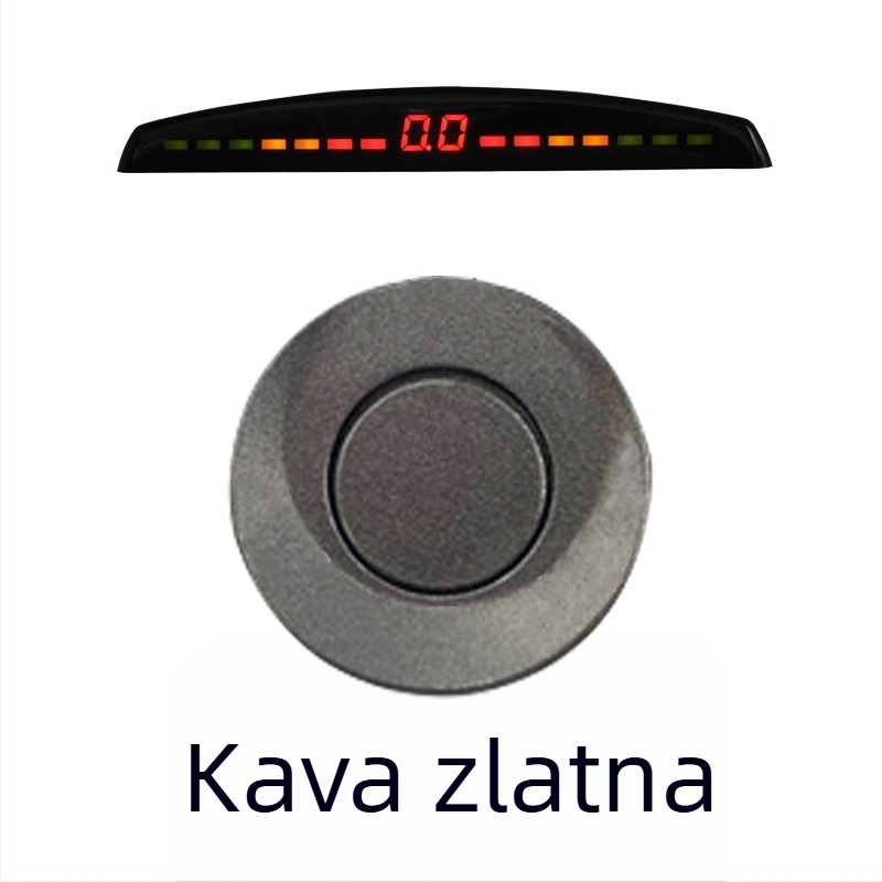 Dugački radar za vožnju unatrag s glasovnim upozorenjem, osam senzora i pomoć pri parkiranju