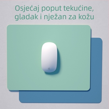 Podloga za miš od tekućeg silikona, protuklizna stolna podloga za ured i igrice, mala veličina 250×250 mm