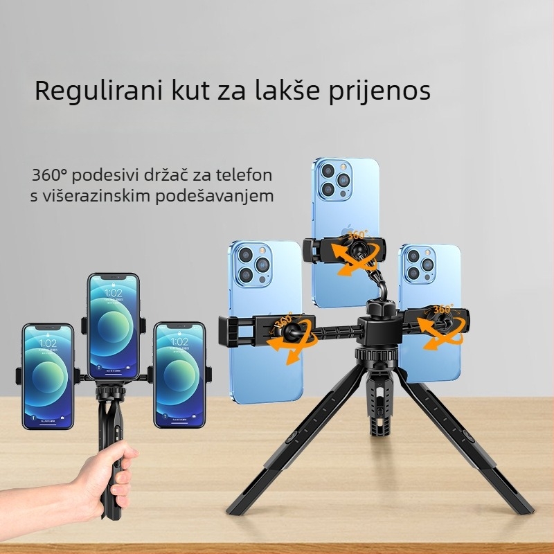 Dvostruki držač za snimanje telefona – air bag holder, ABS plastika, jednostavan stil, prilagodba nije podržana