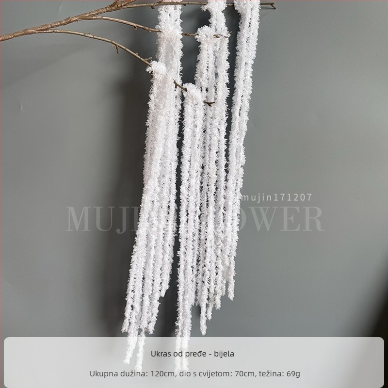 Viseće vunene cvjetne dekoracije za vjenčanje — Mu Jin, Dizajn: Styling, Materijal: Vuna, Namjena: Vjenčanje, Vrsta: Viseće cvijeće
