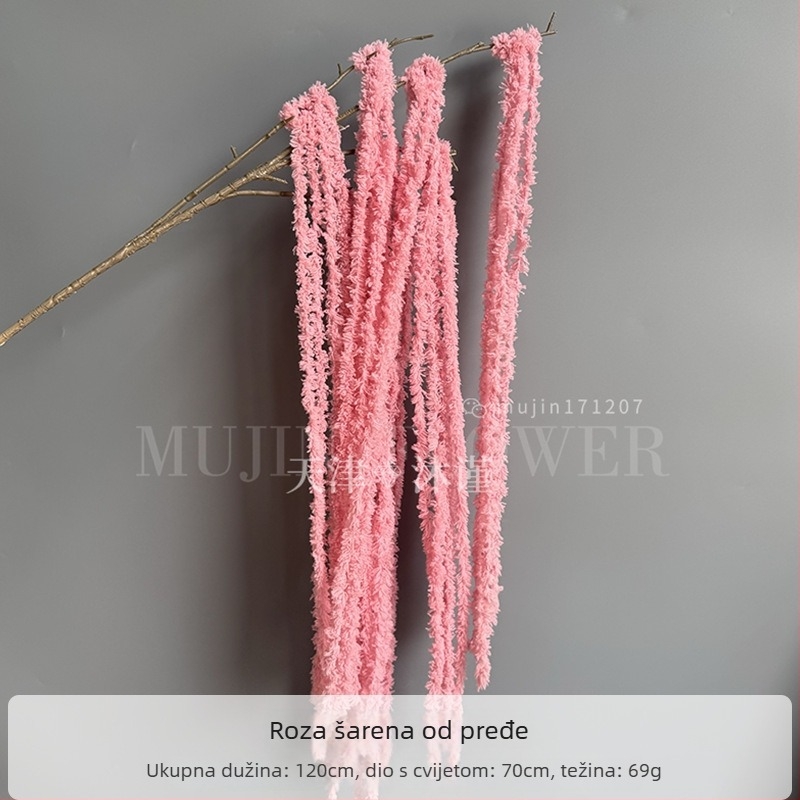 Viseće vunene cvjetne dekoracije za vjenčanje — Mu Jin, Dizajn: Styling, Materijal: Vuna, Namjena: Vjenčanje, Vrsta: Viseće cvijeće