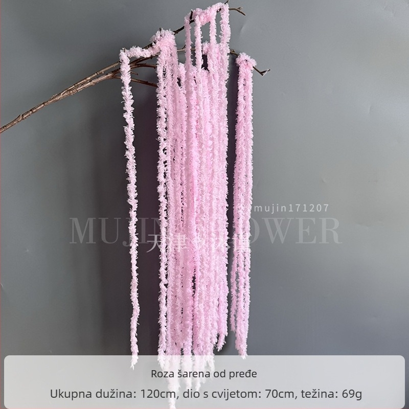 Viseće vunene cvjetne dekoracije za vjenčanje — Mu Jin, Dizajn: Styling, Materijal: Vuna, Namjena: Vjenčanje, Vrsta: Viseće cvijeće