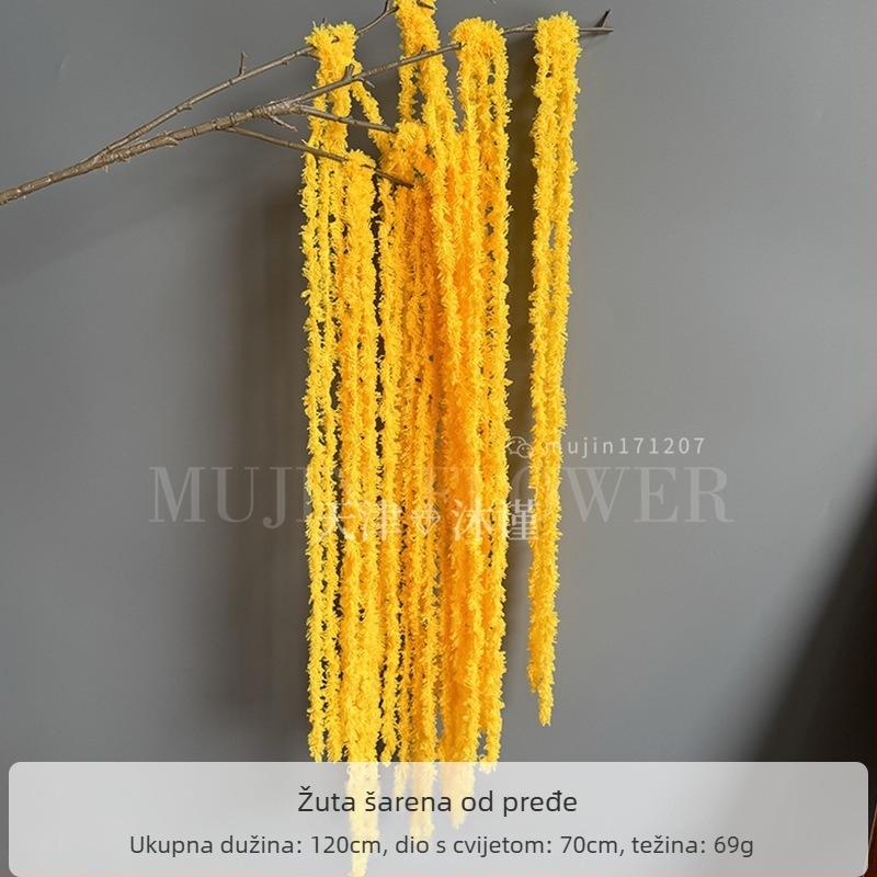Viseće vunene cvjetne dekoracije za vjenčanje — Mu Jin, Dizajn: Styling, Materijal: Vuna, Namjena: Vjenčanje, Vrsta: Viseće cvijeće