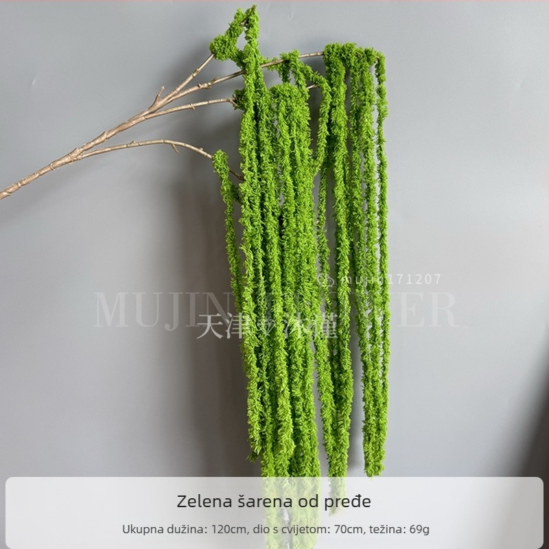 Viseće vunene cvjetne dekoracije za vjenčanje — Mu Jin, Dizajn: Styling, Materijal: Vuna, Namjena: Vjenčanje, Vrsta: Viseće cvijeće