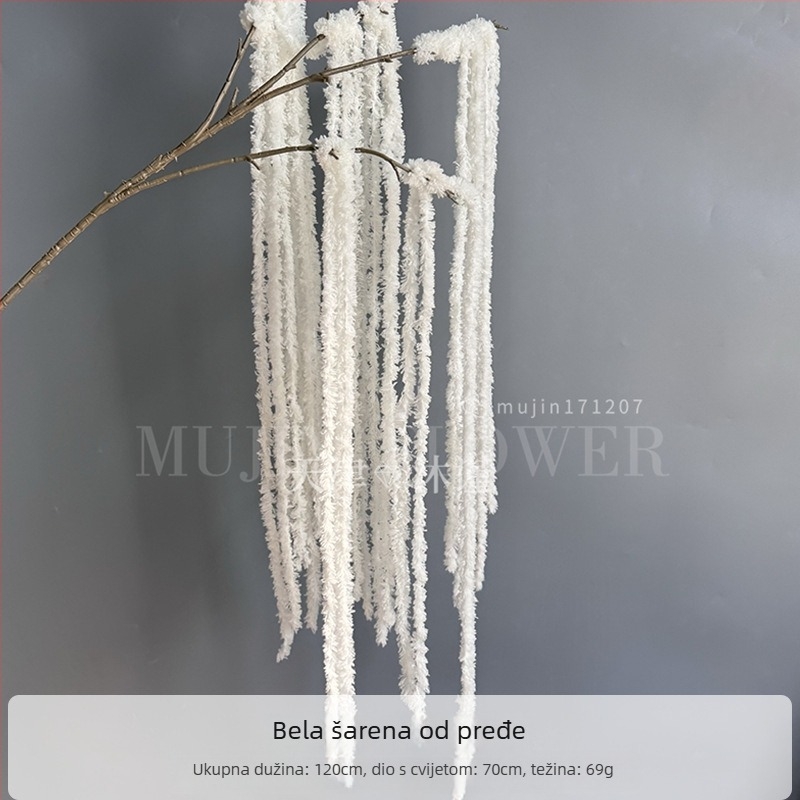 Viseće vunene cvjetne dekoracije za vjenčanje — Mu Jin, Dizajn: Styling, Materijal: Vuna, Namjena: Vjenčanje, Vrsta: Viseće cvijeće
