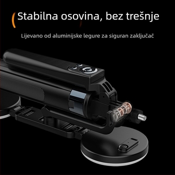 Aluminijski selfie štap tripod s daljinskim upravljačem i Bluetoothom, model H29, vertikalno snimanje