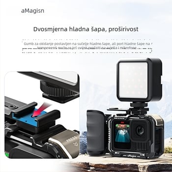 Držač za tipku okidača Insta360 AcePro2, izrađen od kaljenog stakla, kompatibilan s AcePro2; u pakiranju: kaljeni film, zaštitna naljepnica protiv prašine, prozirna kutija