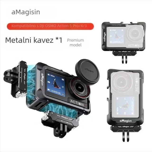 Držač za tipku okidača Insta360 AcePro2, izrađen od kaljenog stakla, kompatibilan s AcePro2; u pakiranju: kaljeni film, zaštitna naljepnica protiv prašine, prozirna kutija