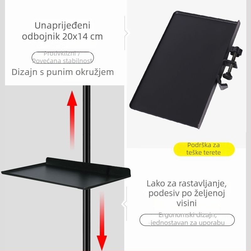 Deer podni držač za mobitel – tripod za livestream, plastični, jednostavan stil