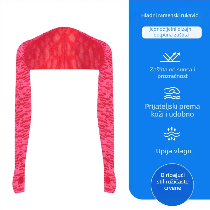 Zaštitne rukave za sunce za aktivnosti na otvorenom, poliester, prozračan, unisex, pogodne za biciklizam