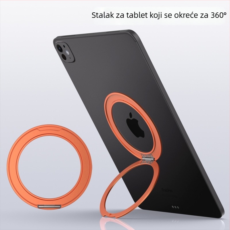 360° rotirajuća univerzalna podrška za tablet, stolna, sklopiva, od aluminijske legure, izuzetno tanke metalne konstrukcije